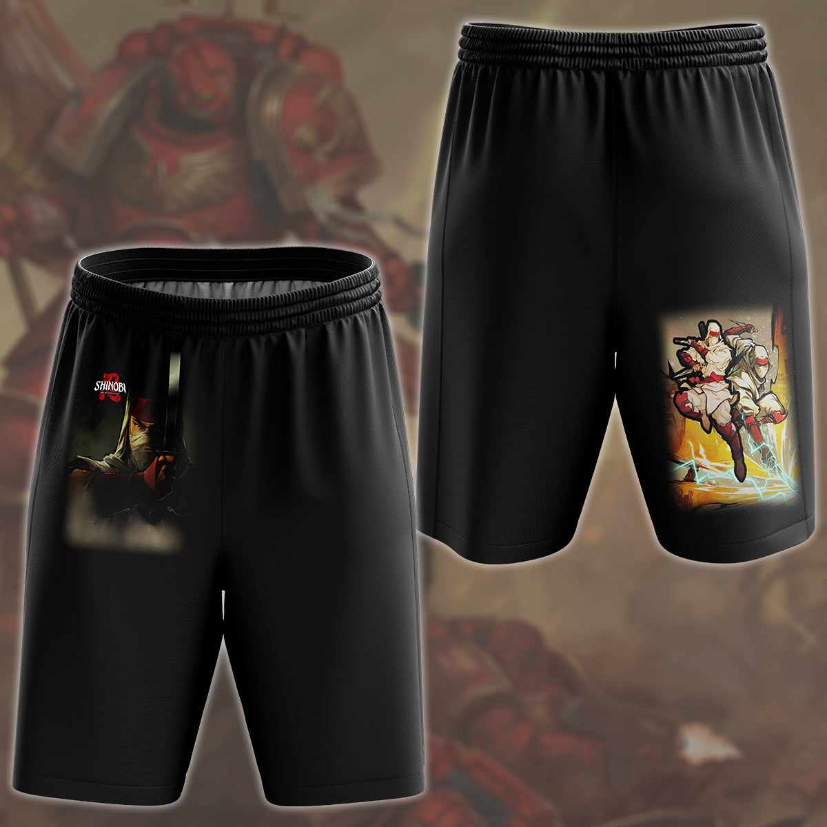 Shinobi: Art of Vengeance Video Game All Over Printed T-shirt Tank Top Zip Hoodie Pullover Hoodie Hawaiian Shirt Beach Shorts Joggers