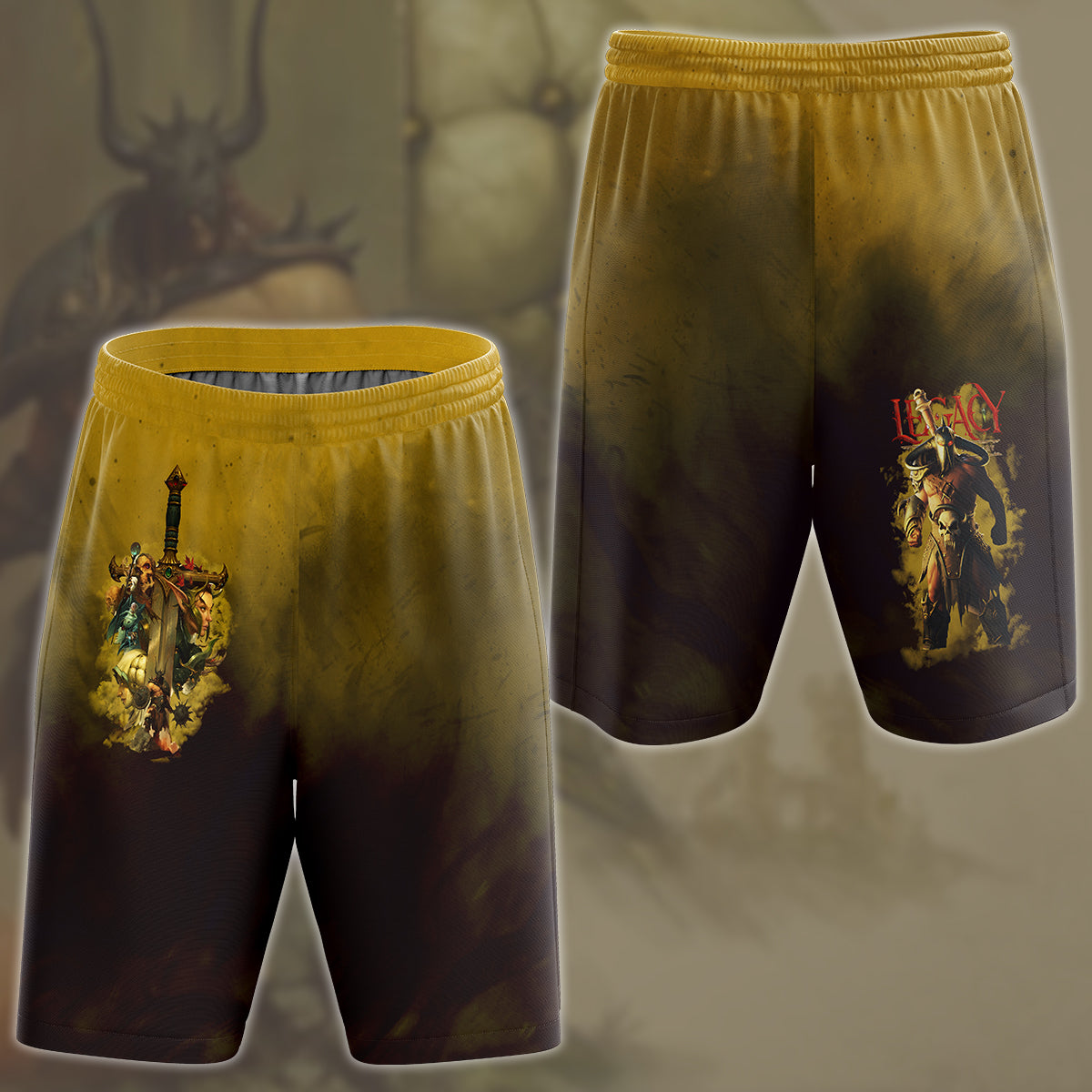 Legacy: Steel & Sorcery Video Game All Over Printed T-shirt Tank Top Zip Hoodie Pullover Hoodie Hawaiian Shirt Beach Shorts Joggers