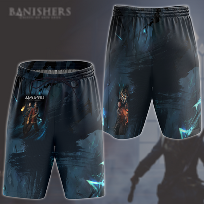 Banishers: Ghosts of New Eden Video Game All Over Printed T-shirt Tank Top Zip Hoodie Pullover Hoodie Hawaiian Shirt Beach Shorts Joggers Beach Shorts S 