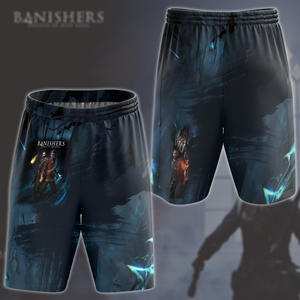 Banishers: Ghosts of New Eden Video Game All Over Printed T-shirt Tank Top Zip Hoodie Pullover Hoodie Hawaiian Shirt Beach Shorts Joggers Beach Shorts S 