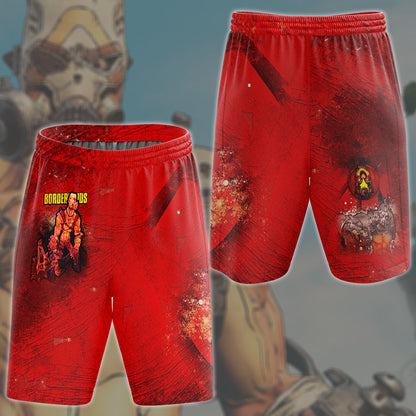 Borderlands Krieg Video Game All Over Printed T-shirt Tank Top Zip Hoodie Pullover Hoodie Hawaiian Shirt Beach Shorts Joggers Beach Shorts S