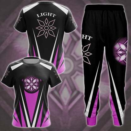 Digimon The Crest Of Light Video Game All Over Printed T-shirt Tank Top Zip Hoodie Pullover Hoodie Hawaiian Shirt Beach Shorts Joggers