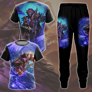 World Of Warcraft Medivh Video Game All Over Printed T-shirt Tank Top Zip Hoodie Pullover Hoodie Hawaiian Shirt Beach Shorts Joggers