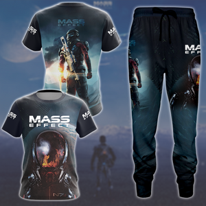 Mass Effect Video Game All Over Printed T-shirt Tank Top Zip Hoodie Pullover Hoodie Hawaiian Shirt Beach Shorts Joggers