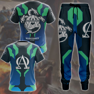 Warhammer 40K Alpha Legion Video Game All Over Printed T-shirt Tank Top Zip Hoodie Pullover Hoodie Hawaiian Shirt Beach Shorts Joggers