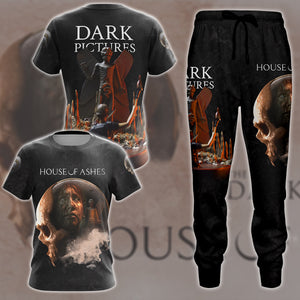 Dark Pictures: House of Ashes Video Game All Over Printed T-shirt Tank Top Zip Hoodie Pullover Hoodie Hawaiian Shirt Beach Shorts Joggers