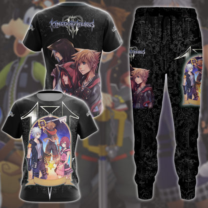Kingdom Hearts 3 Destiny Island Trio Video Game All Over Printed T-shirt Tank Top Zip Hoodie Pullover Hoodie Hawaiian Shirt Beach Shorts Joggers