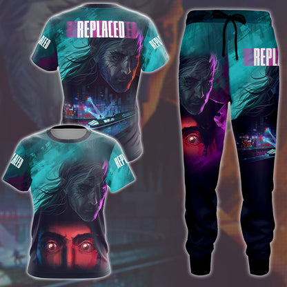 REPLACED Video Game All Over Printed T-shirt Tank Top Zip Hoodie Pullover Hoodie Hawaiian Shirt Beach Shorts Joggers