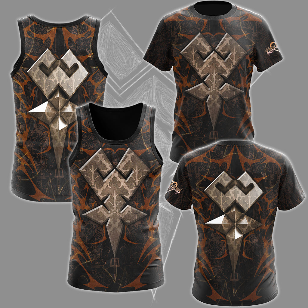 Kingdom Hearts Symbols Terra’s Mark Mark of Mastery Video Game All Over Printed T-shirt Tank Top Zip Hoodie Pullover Hoodie Hawaiian Shirt Beach Shorts Joggers