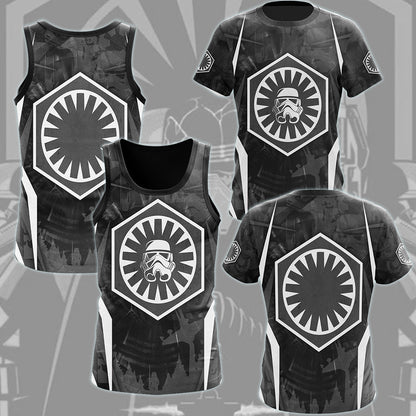 Star Wars First Order Video Game All Over Printed T-shirt Tank Top Zip Hoodie Pullover Hoodie Hawaiian Shirt Beach Shorts Joggers