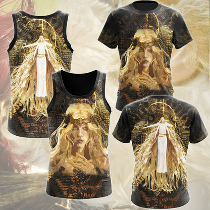 Elden Ring Miquella the Kind Video Game All Over Printed T-shirt Tank Top Zip Hoodie Pullover Hoodie Hawaiian Shirt Beach Shorts Joggers