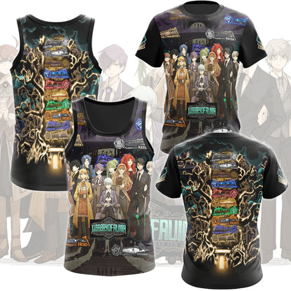 Library of Ruina Floor Symbols and Librarians Video Game All Over Printed T-shirt Tank Top Zip Hoodie Pullover Hoodie Hawaiian Shirt Beach Shorts Joggers