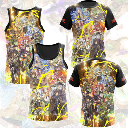 Yu-gi-oh! The Spirit Charmers Video Game All Over Printed T-shirt Tank Top Zip Hoodie Pullover Hoodie Hawaiian Shirt Beach Shorts Joggers
