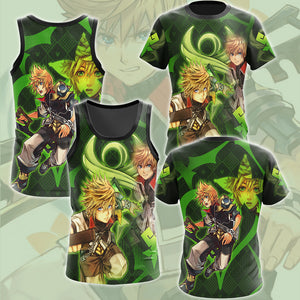 Kingdom Hearts Ventus Video Game All Over Printed T-shirt Tank Top Zip Hoodie Pullover Hoodie Hawaiian Shirt Beach Shorts Joggers