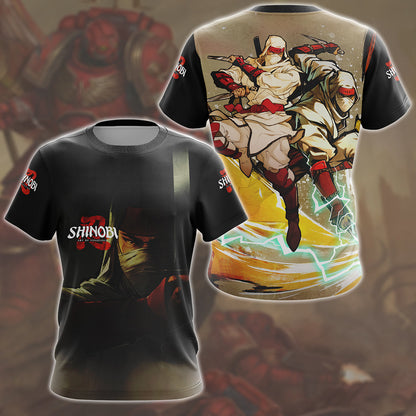 Shinobi: Art of Vengeance Video Game All Over Printed T-shirt Tank Top Zip Hoodie Pullover Hoodie Hawaiian Shirt Beach Shorts Joggers