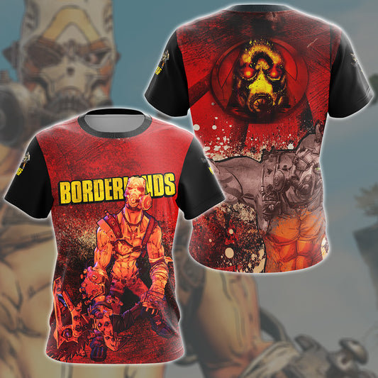 Borderlands Krieg Video Game All Over Printed T-shirt Tank Top Zip Hoodie Pullover Hoodie Hawaiian Shirt Beach Shorts Joggers T-shirt S
