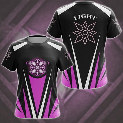 Digimon The Crest Of Light Video Game All Over Printed T-shirt Tank Top Zip Hoodie Pullover Hoodie Hawaiian Shirt Beach Shorts Joggers