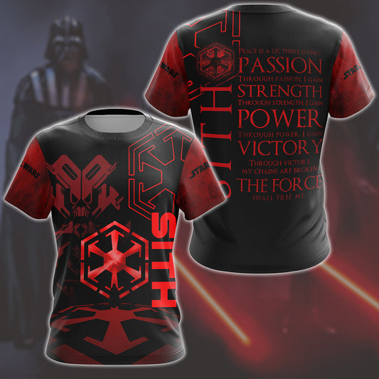 Star Wars Sith Code Unisex 3D T-shirt