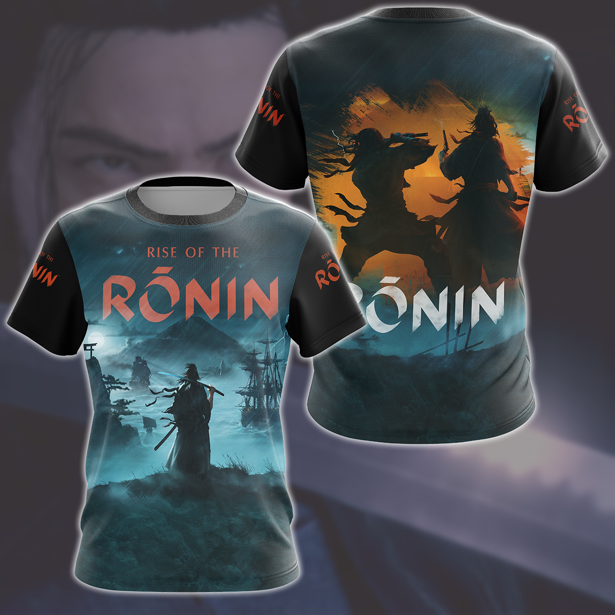 Rise of the Ronin Video Game All Over Printed T-shirt Tank Top Zip Hoodie Pullover Hoodie Hawaiian Shirt Beach Shorts Joggers T-shirt S 