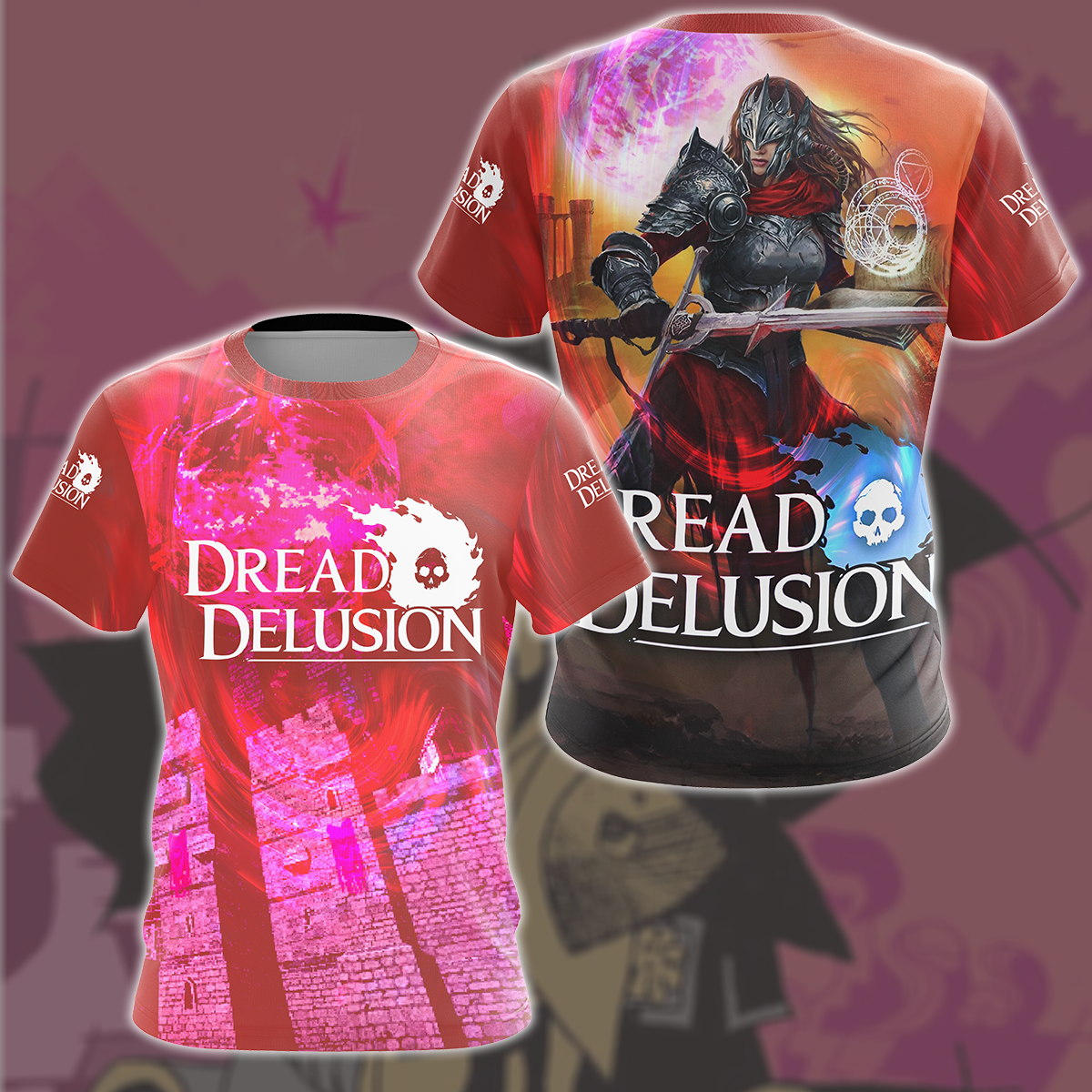 Dread Delusion Video Game All Over Printed T-shirt Tank Top Zip Hoodie Pullover Hoodie Hawaiian Shirt Beach Shorts Joggers T-shirt S 