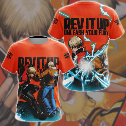 Fatal Fury: City of the Wolves Video Game All Over Printed T-shirt Tank Top Zip Hoodie Pullover Hoodie Hawaiian Shirt Beach Shorts Joggers