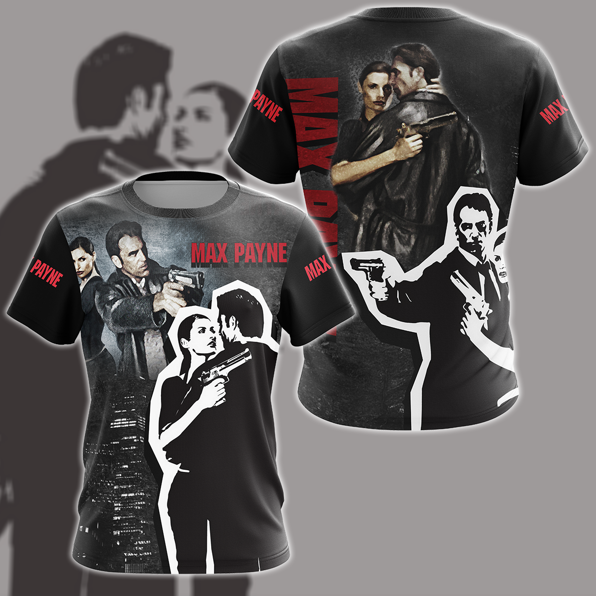 Max Payne 2 Video Game All Over Printed T-shirt Tank Top Zip Hoodie Pullover Hoodie Hawaiian Shirt Beach Shorts Joggers   