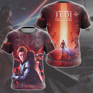 Star Wars Jedi: Fallen Order Video Game All Over Printed T-shirt Tank Top Zip Hoodie Pullover Hoodie Hawaiian Shirt Beach Shorts Joggers T-shirt S