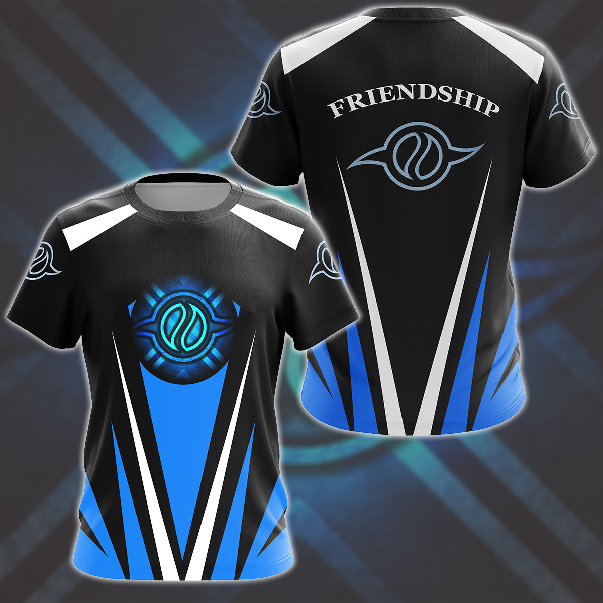 Digimon Crest Of Friendship Video Game All Over Printed T-shirt Tank Top Zip Hoodie Pullover Hoodie Hawaiian Shirt Beach Shorts Joggers T-shirt S