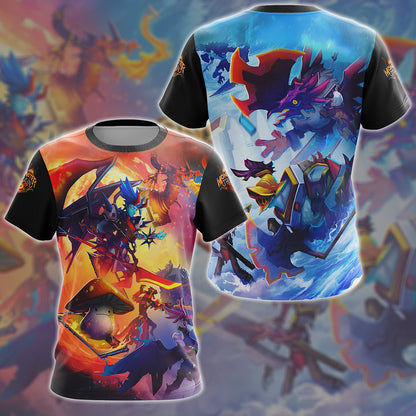 Monster Train 2 Video Game All Over Printed T-shirt Tank Top Zip Hoodie Pullover Hoodie Hawaiian Shirt Beach Shorts Joggers