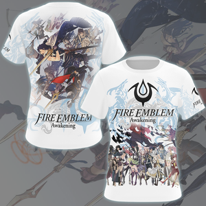 Fire Emblem Awakening Video Game All Over Printed T-shirt Tank Top Zip Hoodie Pullover Hoodie Hawaiian Shirt Beach Shorts Joggers T-shirt S 