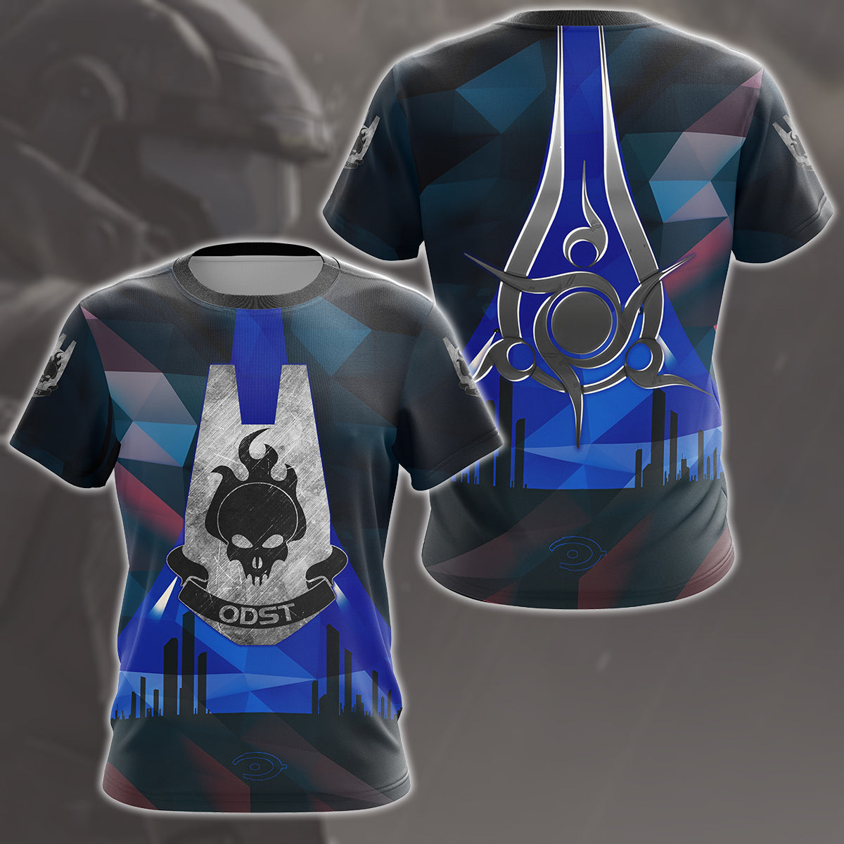 Halo ODST Video Game All Over Printed T-shirt Tank Top Zip Hoodie Pullover Hoodie Hawaiian Shirt Beach Shorts Joggers
