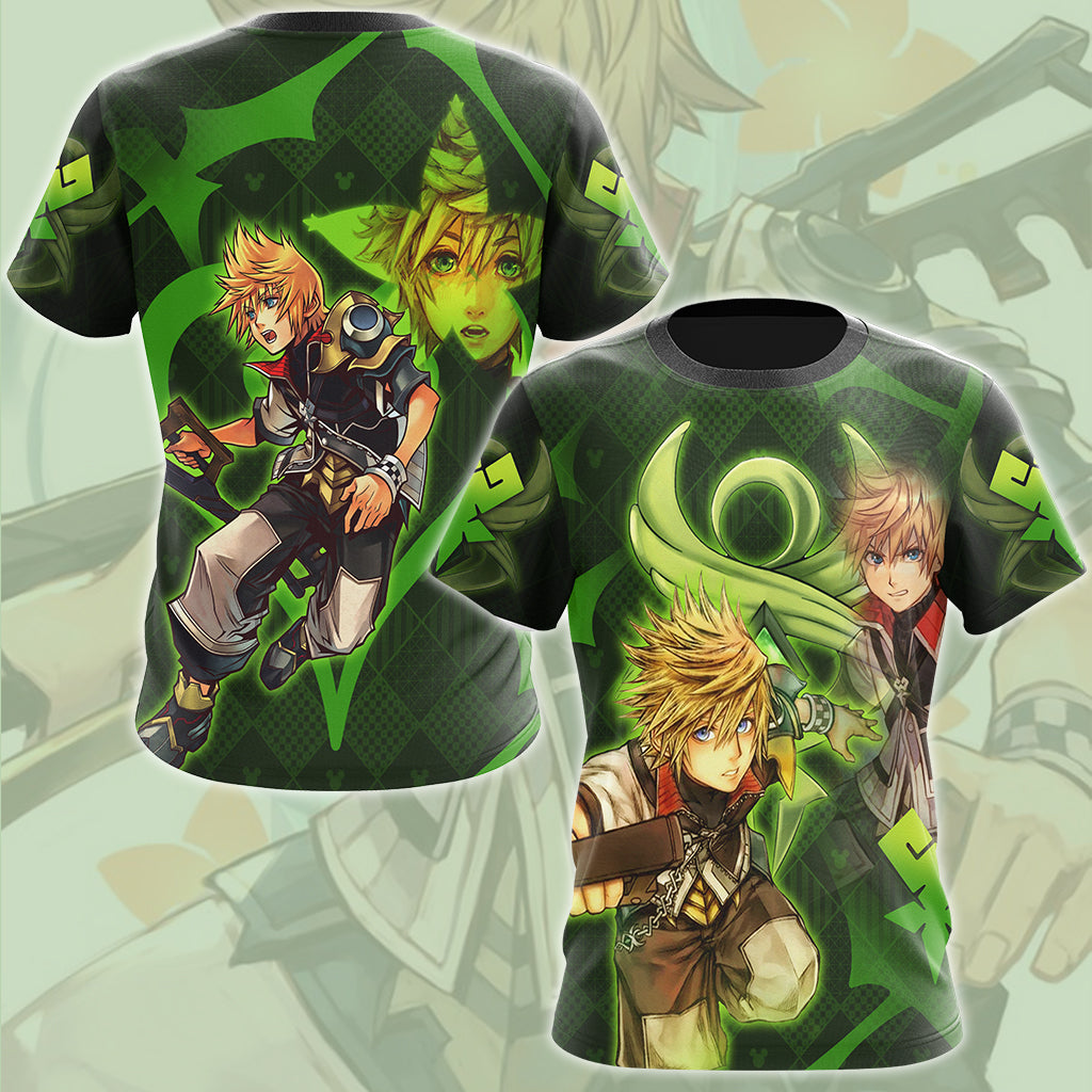 Kingdom Hearts Ventus Video Game All Over Printed T-shirt Tank Top Zip Hoodie Pullover Hoodie Hawaiian Shirt Beach Shorts Joggers T-shirt S