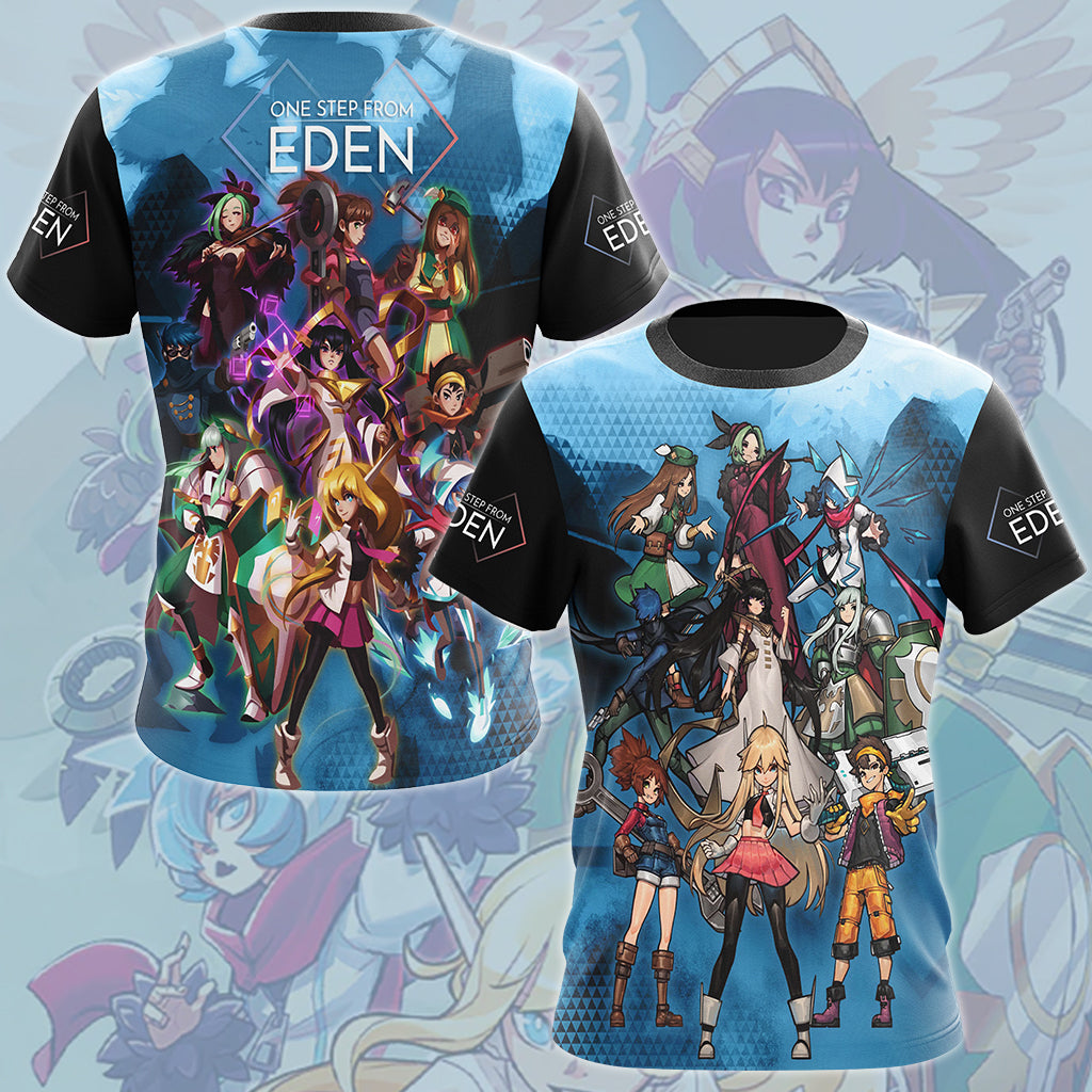One Step From Eden Video Game All Over Printed T-shirt Tank Top Zip Hoodie Pullover Hoodie Hawaiian Shirt Beach Shorts Joggers T-shirt S