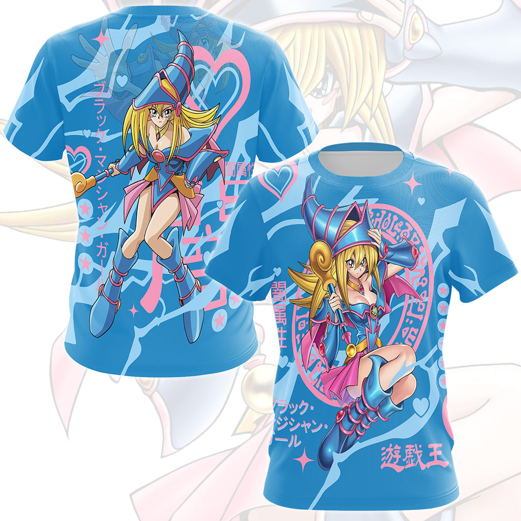 Yu-gi-oh! Dark Magician Girl Video Game All Over Printed T-shirt Tank Top Zip Hoodie Pullover Hoodie Hawaiian Shirt Beach Shorts Joggers T-shirt