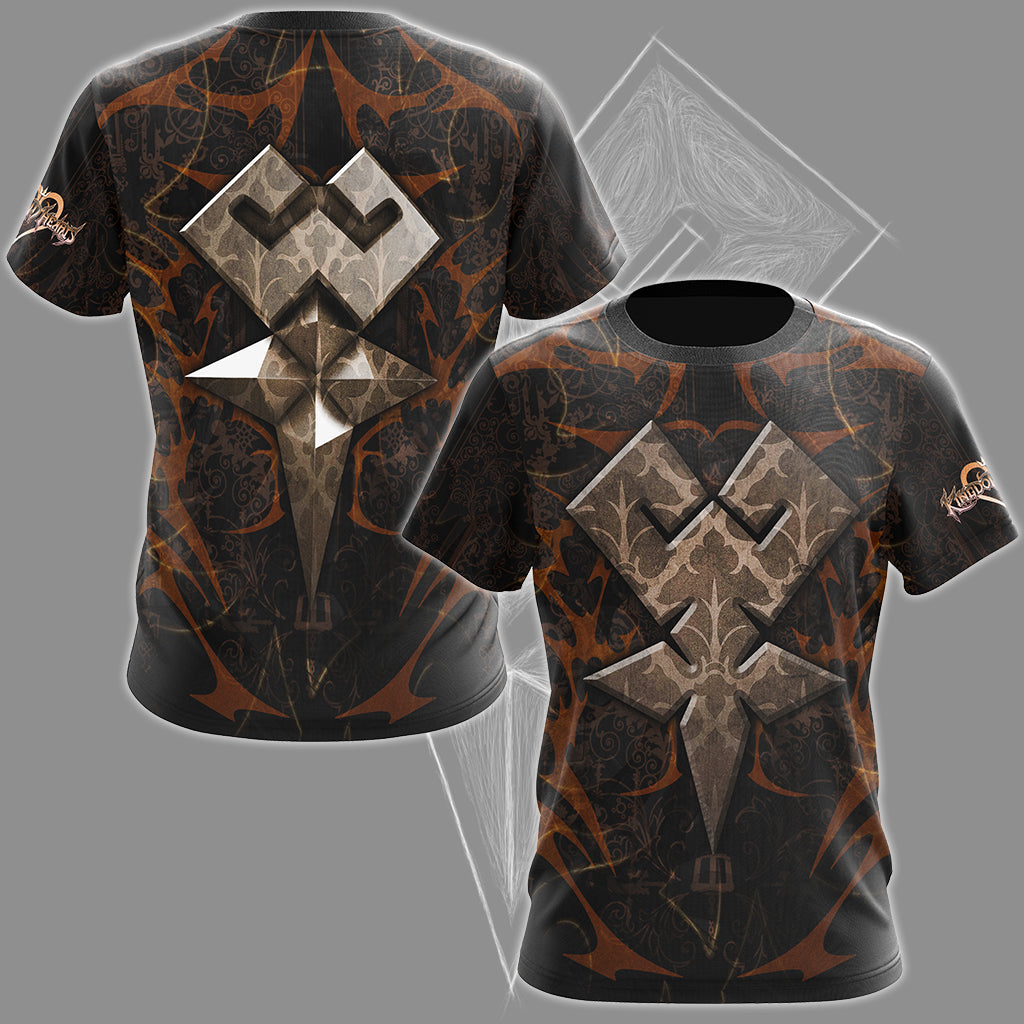 Kingdom Hearts Symbols Terra’s Mark Mark of Mastery Video Game All Over Printed T-shirt Tank Top Zip Hoodie Pullover Hoodie Hawaiian Shirt Beach Shorts Joggers