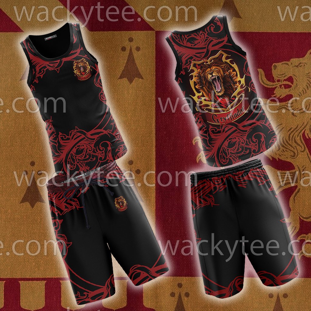 Brave Like A Gryffindor Harry Potter Unisex 3D T-shirt Tank Top S 