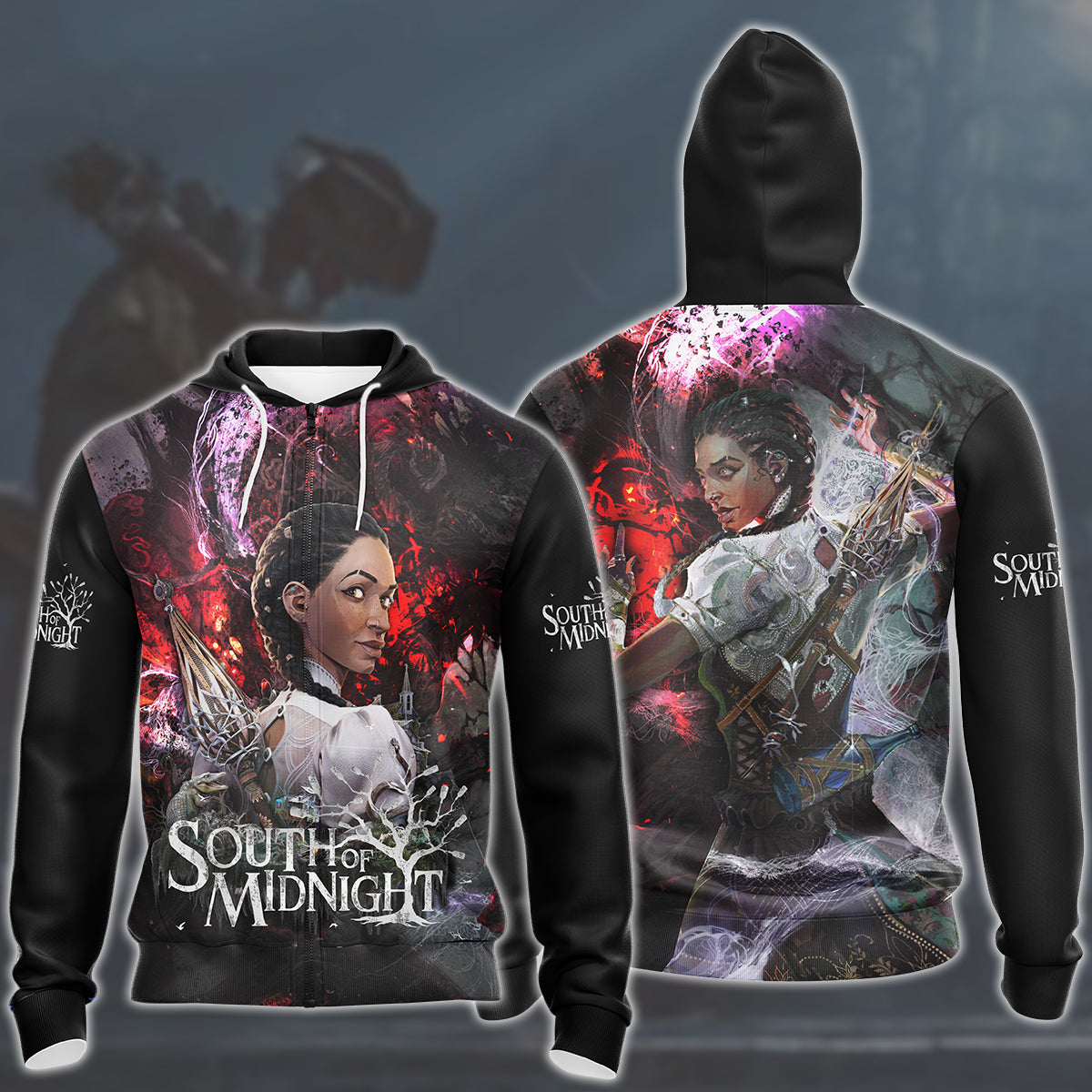 South of Midnight Video Game All Over Printed T-shirt Tank Top Zip Hoodie Pullover Hoodie Hawaiian Shirt Beach Shorts Joggers Zip Hoodie S