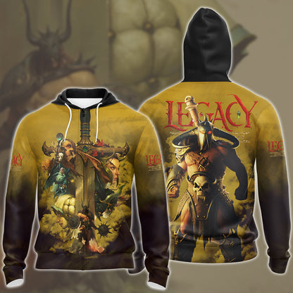 Legacy: Steel & Sorcery Video Game All Over Printed T-shirt Tank Top Zip Hoodie Pullover Hoodie Hawaiian Shirt Beach Shorts Joggers