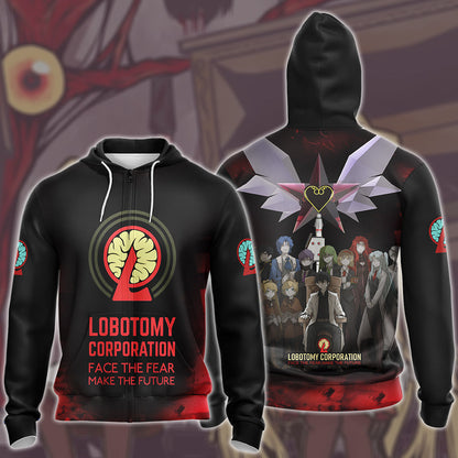 Lobotomy Corporation Video Game All Over Printed T-shirt Tank Top Zip Hoodie Pullover Hoodie Hawaiian Shirt Beach Shorts Joggers