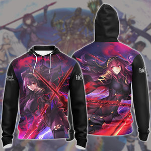 Fate/Grand Order Video Game All Over Printed T-shirt Tank Top Zip Hoodie Pullover Hoodie Hawaiian Shirt Beach Shorts Joggers Zip Hoodie S