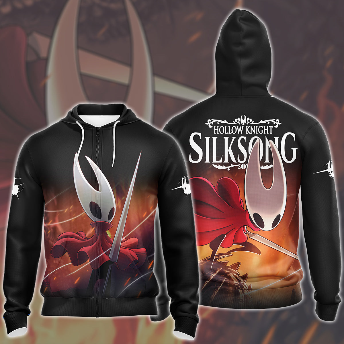Hollow Knight: Silksong Video Game All Over Printed T-shirt Tank Top Zip Hoodie Pullover Hoodie Hawaiian Shirt Beach Shorts Joggers