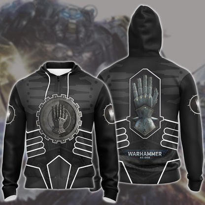 Warhammer 40K Iron Hands Video Game All Over Printed T-shirt Tank Top Zip Hoodie Pullover Hoodie Hawaiian Shirt Beach Shorts Joggers Zip Hoodie S