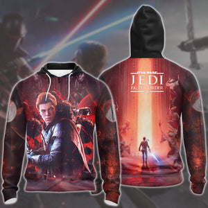 Star Wars Jedi: Fallen Order Video Game All Over Printed T-shirt Tank Top Zip Hoodie Pullover Hoodie Hawaiian Shirt Beach Shorts Joggers Zip Hoodie S