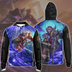 World Of Warcraft Medivh Video Game All Over Printed T-shirt Tank Top Zip Hoodie Pullover Hoodie Hawaiian Shirt Beach Shorts Joggers Zip Hoodie S