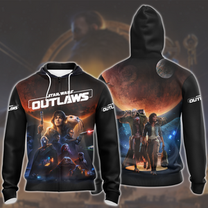 Star Wars Outlaws Video Game All Over Printed T-shirt Tank Top Zip Hoodie Pullover Hoodie Hawaiian Shirt Beach Shorts Joggers Zip Hoodie S 