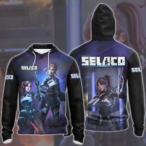 Selaco Video Game All Over Printed T-shirt Tank Top Zip Hoodie Pullover Hoodie Hawaiian Shirt Beach Shorts Joggers Zip Hoodie S 