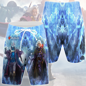 Magic: The Gathering Urza Video Game All Over Printed T-shirt Tank Top Zip Hoodie Pullover Hoodie Hawaiian Shirt Beach Shorts Joggers Beach Shorts S 