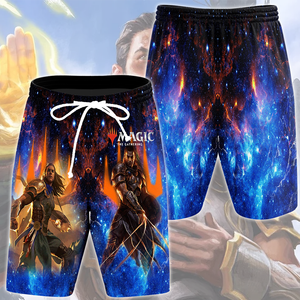 Magic: The Gathering Gideon Jura Video Game All Over Printed T-shirt Tank Top Zip Hoodie Pullover Hoodie Hawaiian Shirt Beach Shorts Joggers Beach Shorts S 