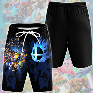 Super Smash Bros. Ultimate Video Game All Over Printed T-shirt Tank Top Zip Hoodie Pullover Hoodie Hawaiian Shirt Beach Shorts Joggers Beach Shorts S