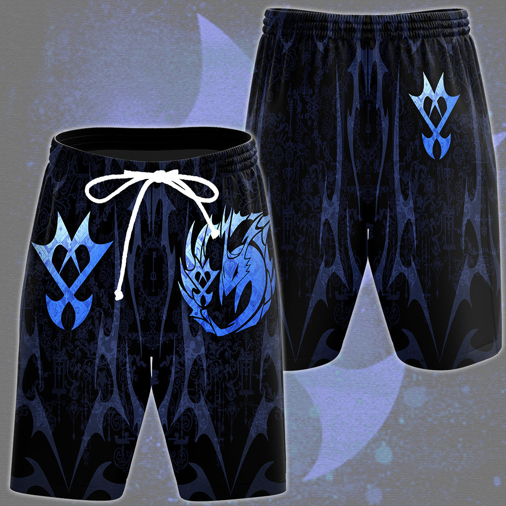 Kingdom Hearts Symbols The Unversed Emblem Video Game All Over Printed T-shirt Tank Top Zip Hoodie Pullover Hoodie Hawaiian Shirt Beach Shorts Joggers